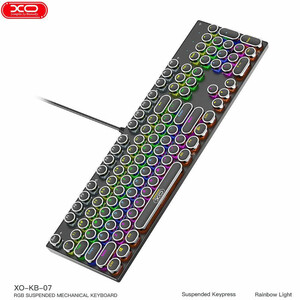 کیبورد مکانیکی سیمی ایکس او XO مدل KB-07 با نور RGB