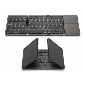 کیبورد بلوتوث تاشو با تاچ پد Foldable Bluetooth Keyboard With Touch Pad B033