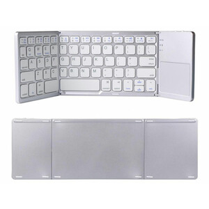 کیبورد بلوتوث تاشو با تاچ پد Foldable Bluetooth Keyboard With Touch Pad B033