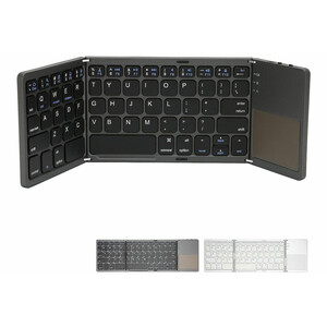 خرید کیبورد بلوتوث تاشو با تاچ پد Foldable Bluetooth Keyboard With Touch Pad B033