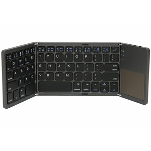 کیبورد بلوتوث تاشو با تاچ پد Foldable Bluetooth Keyboard With Touch Pad B033