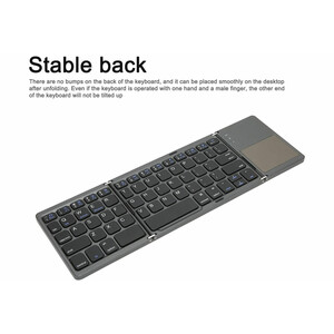کیبورد بلوتوث تاشو با تاچ پد Foldable Bluetooth Keyboard With Touch Pad B033