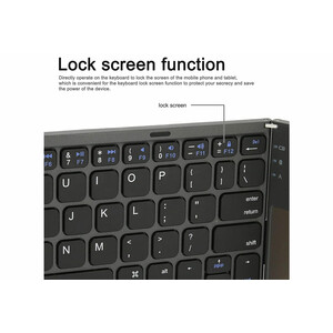 کیبورد بلوتوث تاشو با تاچ پد Foldable Bluetooth Keyboard With Touch Pad B033