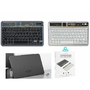 کیبورد بی سیم کریستالی کوتتسی Coteetci Bluetooth Crystal keyboard 84008