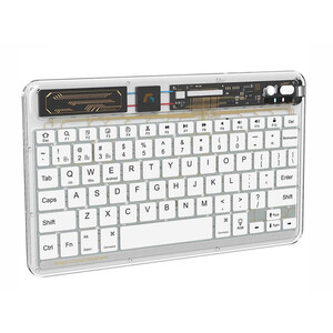 کیبورد بی سیم کریستالی کوتتسی Coteetci Bluetooth Crystal keyboard 84008