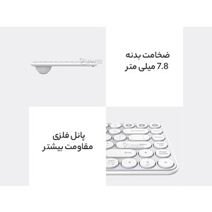 کیبورد بی سیم شیائومی Xiaomi the MIIIW MWXKT01 Air 85 Bluetooth Dual-mode Mini Keyboard