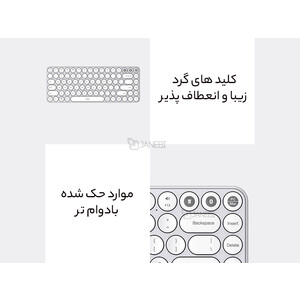 کیبورد بی سیم شیائومی Xiaomi the MIIIW MWXKT01 Air 85 Bluetooth Dual-mode Mini Keyboard