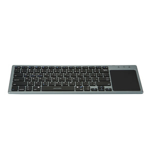کیبورد بلوتوثی دارای تاچ‌پد پورودو Porodo PD-WKBTP-GY Keyboard With TouchPad