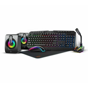 ست گیمینگ کیبورد، اسپیکر، میکروفون، ماوس، ماوس پد پرودو Porodo Gaming 5 in 1 Ultimate Gaming Kit PDX215