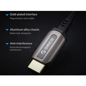 خرید کابل اچ دی ام آی اوریکو ORICO HDMI to HDMI Fiber-optic Video Adapter Cable GHD701 80m