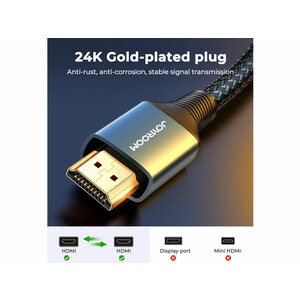 قیمت کابل اچ‌دی‌ام‌آی 2 متری جویروم JOYROOM SY-20H1 HDMI To HDMI Cable