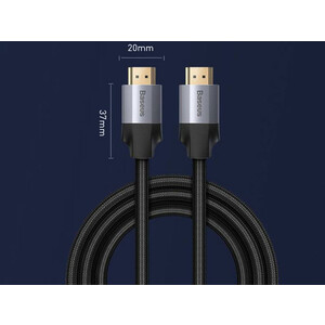 کابل اچ‌دی‌ام‌آی 5 متری بیسوس Baseus Enjoyment Series 4KHD Male To 4KHD Male Adapter Cable CAKSX-E0G