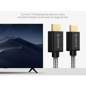 کیفیت کابل اچ دی ام آی  اوریکو ORICO HDMI to HDMI2.0 HD Adapter Cable HD501