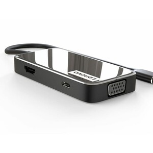 خرید هاب تایپ‌سی با 6 پورت لنوو Lenovo EV06 Multifunctional 6 in 1 Type-C Hub