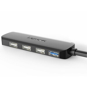 قیمت هاب 4 پورت یواس‌بی با کابل 25 سانتی‌متری لنوو Lenovo Youth Edition 4Ports USB3.0 Hub A601