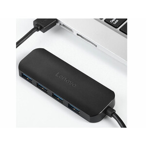 هاب 4 پورت یواس‌بی با کابل 25 سانتی‌متری لنوو Lenovo Youth Edition 4Ports USB2.0 Hub A601