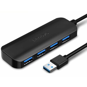 هاب 4 پورت یواس‌بی با کابل 25 سانتی‌متری لنوو Lenovo Youth Edition 4Ports USB2.0 Hub A601