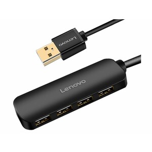 هاب 4 پورت یواس‌بی با کابل 25 سانتی‌متری لنوو Lenovo Youth Edition 4Ports USB2.0 Hub A601