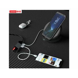هاب 4 پورت یواس‌بی با کابل 25 سانتی‌متری لنوو Lenovo 4Ports USB3.0 Hub A602