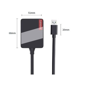 قیمت هاب 4 پورت یواس‌بی لنوو Lenovo LP0803 Multifunctional USB to USB 3.0 / 2* USB 2.0/ RJ45