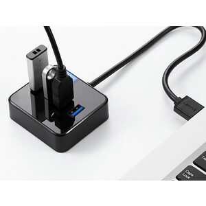 قیمت هاب یواس‌بی با 4 پورت و کابل 25 سانتی‌متری لنوو Lenovo Hub USB3.0 to USB3.0 x 4 Adapter A603