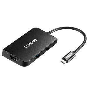 هاب تایپ‌سی با 5 پورت لنوو Lenovo 5 in 1 Type C HUB Adapter S705