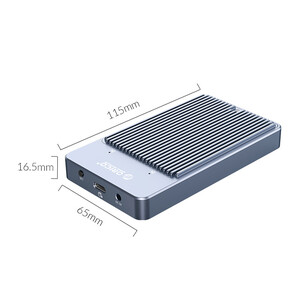 خرید باکس هارد درایو دوتایی M2 اوریکو ORICO-M2N210-RC3 Dual-bay M.2 NGFF SATA SSD Enclosure