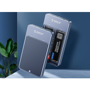 خرید باکس هارد درایو دوتایی M2 اوریکو ORICO-M2N210-RC3 Dual-bay M.2 NGFF SATA SSD Enclosure