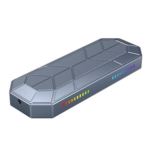 باکس هارد RGB M.2 NVMe SSD اوریکو ORICO-M2VG01-C3 RGB M.2 NVMe SSD Enclosure