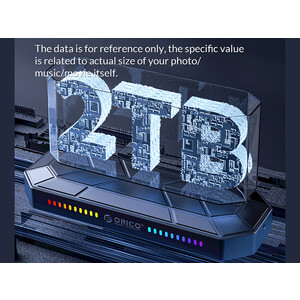 کیفیت باکس هارد RGB M.2 NVMe SSD اوریکو ORICO-M2VG01-C3 RGB M.2 NVMe SSD Enclosure
