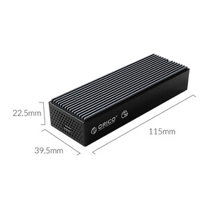 کیفیت باکس هارد M.2 SSD اوریکو ORICO-M2PVC3-G20 USB3.2 20Gbps M.2 NVMe SSD Enclosure