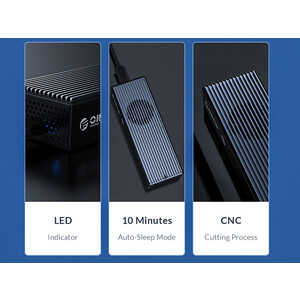 خرید باکس هارد M.2 SSD اوریکو ORICO-M2PVC3-G20 USB3.2 20Gbps M.2 NVMe SSD Enclosure