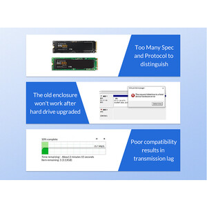 کیفیت باکس هارد M.2 SSD اوریکو ORICO-M2PJM-C3 M.2 SSD Enclosure