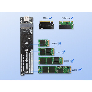 قیمت باکس هارد M.2 SSD اوریکو ORICO-M2PJM-C3 M.2 SSD Enclosure