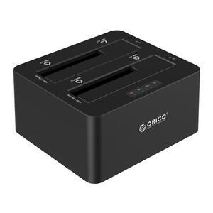 داک هارد دیسک اینترنال اوریکو ORICO 6629US3-C 2.5/3.5 inch 2-Bay USB3.0 1 to 1 Clone Hard Drive Dock