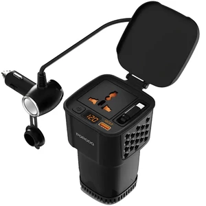 مبدل برق خودرو پرودو Porodo مدل PDCI103BK توان 200W