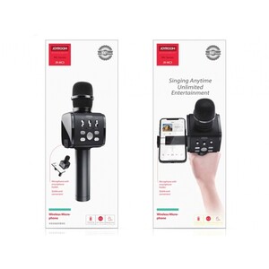 میکروفون بلوتوث و اسپیکردار جویروم JOYROOM Wireless Bluetooth External K Song Microphone JR-MC3