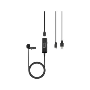 میکروفون با سیم یقه ای بویا BOYA BY-DM10 UC Microphone with Lightning and USB Type-A Cables