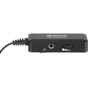 میکروفون با سیم یقه ای بویا BOYA BY-DM10 UC Microphone with Lightning and USB Type-A Cables