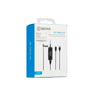 میکروفون با سیم یقه ای بویا BOYA BY-DM10 UC Microphone with Lightning and USB Type-A Cables