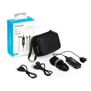 میکروفون با سیم یقه ای بویا BOYA BY-DM10 Microphone with Lightning and USB Type-A Cables