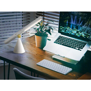 قیمت چراغ رومیزی ال ای دی قابل تنظیم لمسیLYTLM LED Desk Lamp, Battery Operated, Touch Dimmable Magnetic Ball, 360°