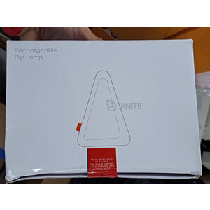 چراغ مطالعه رومیزی مثلثی Gravity Flip Sensor Lamp Reading Light USB Rechargeable Triangle Cordless Desk Lamp
