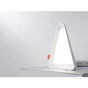 قیمت چراغ مطالعه رومیزی مثلثی Gravity Flip Sensor Lamp Reading Light USB Rechargeable Triangle Cordless Desk Lamp