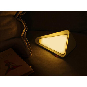 فروش چراغ مطالعه رومیزی مثلثی Gravity Flip Sensor Lamp Reading Light USB Rechargeable Triangle Cordless Desk Lamp