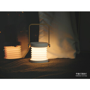 چراغ رومیزی شارژی چند کاره تاشو قابل حمل Creative folding lantern lamp rechargeable