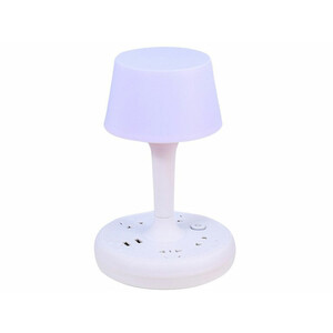 چراغ رومیزی هوشمند دارای سه سوکت و دو پورت یو اس بی Multifunctional USB Desk Lamp by remote control