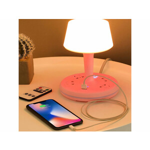 قیمت چراغ رومیزی هوشمند دارای سه سوکت و دو پورت یو اس بی Multifunctional USB Desk Lamp by remote control