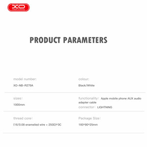 کابل ایکس او XO-NB-R279A