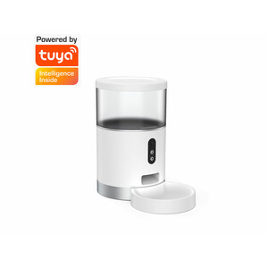 خرید تغذیه کننده خودکار حیوانات خانگیAutomatic & Remote Feeding 2-way Voice Intercom & Real-time Video TUTA Smart 4L Pet Feeder Monitor Camera